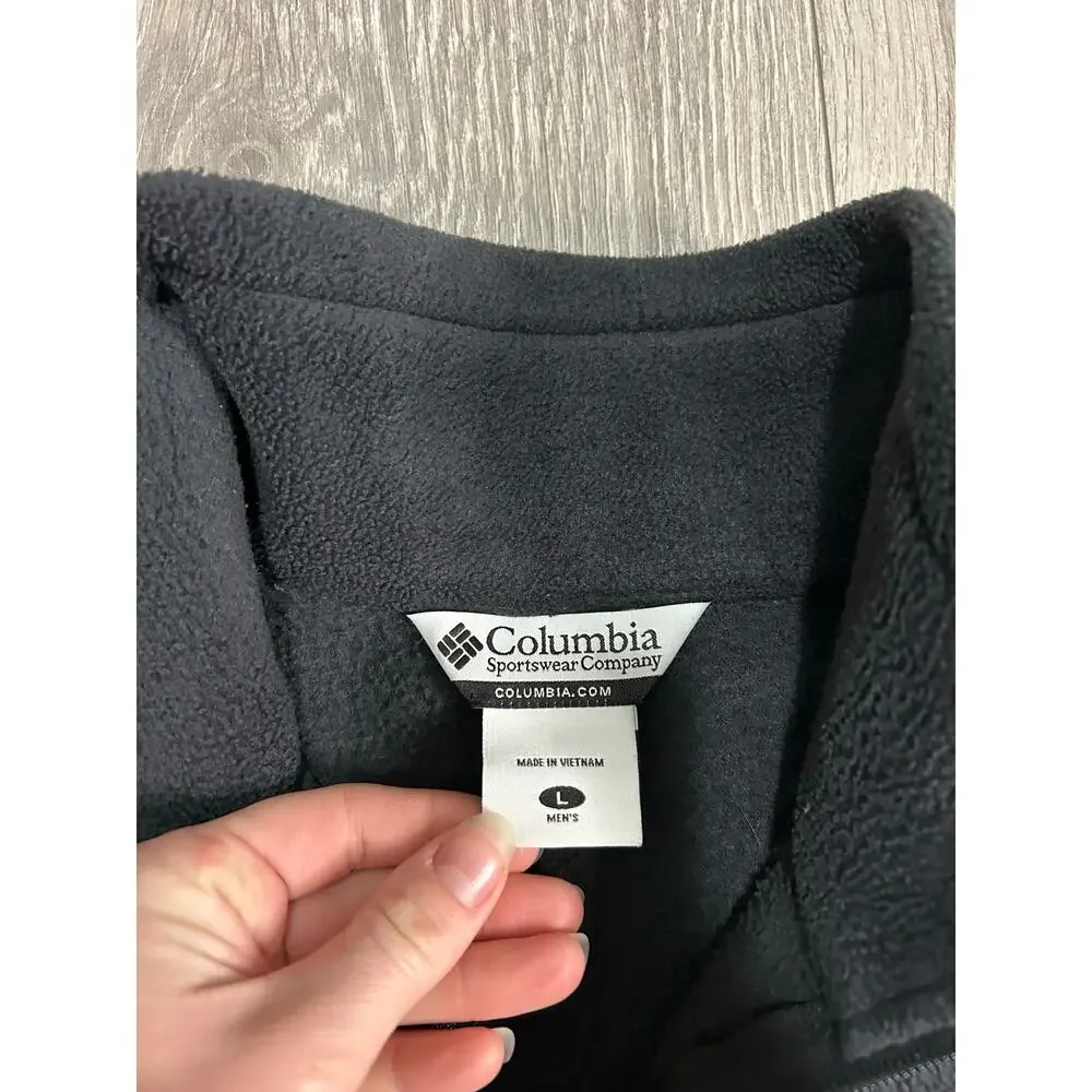 COLUMBIA - Men’s Black Fleece VestSize Large